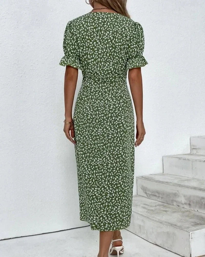 Charlotte – Button Wrap Dress