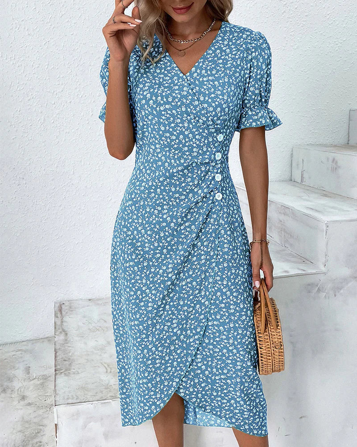 Charlotte – Button Wrap Dress
