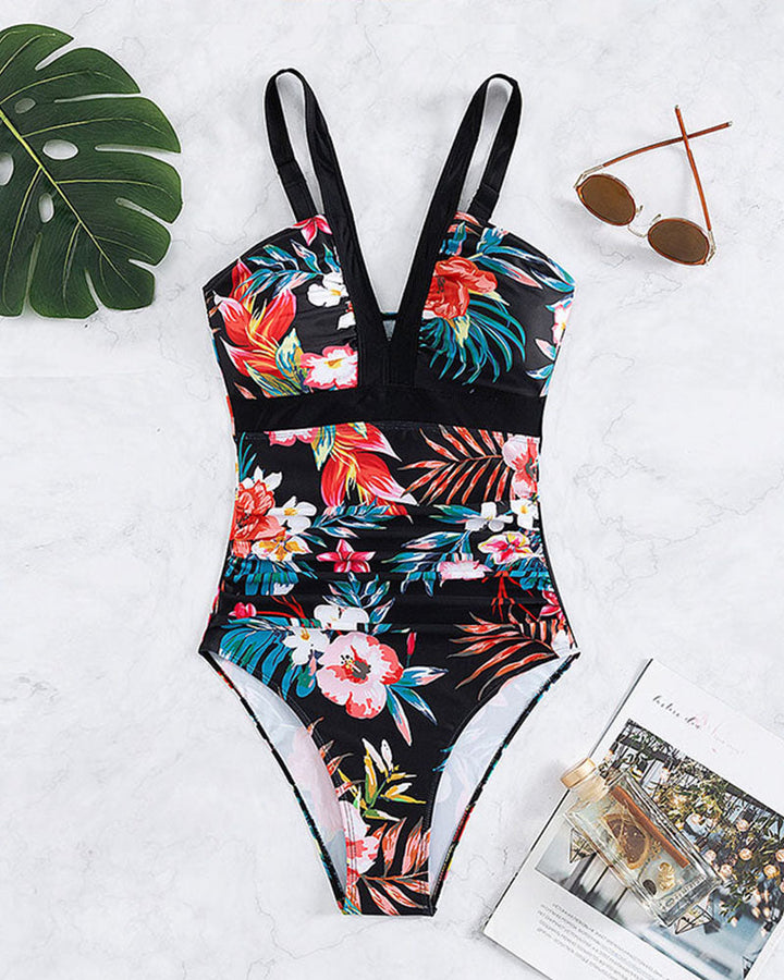 Noeline - Chic Floral One-Piece