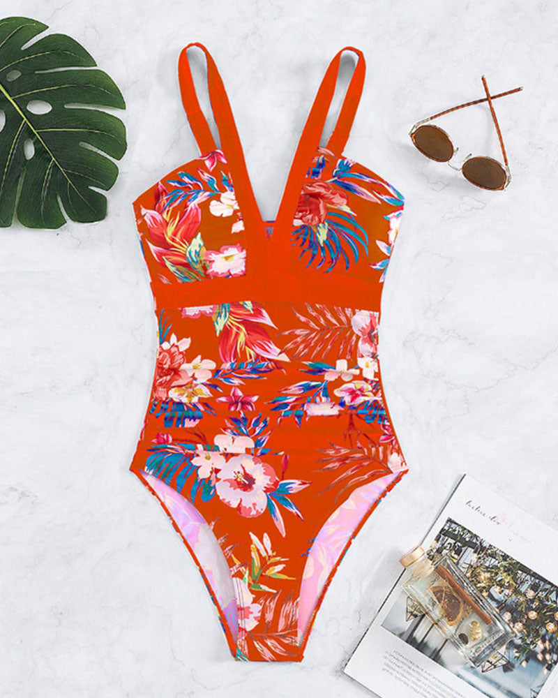 Noeline - Chic Floral One-Piece