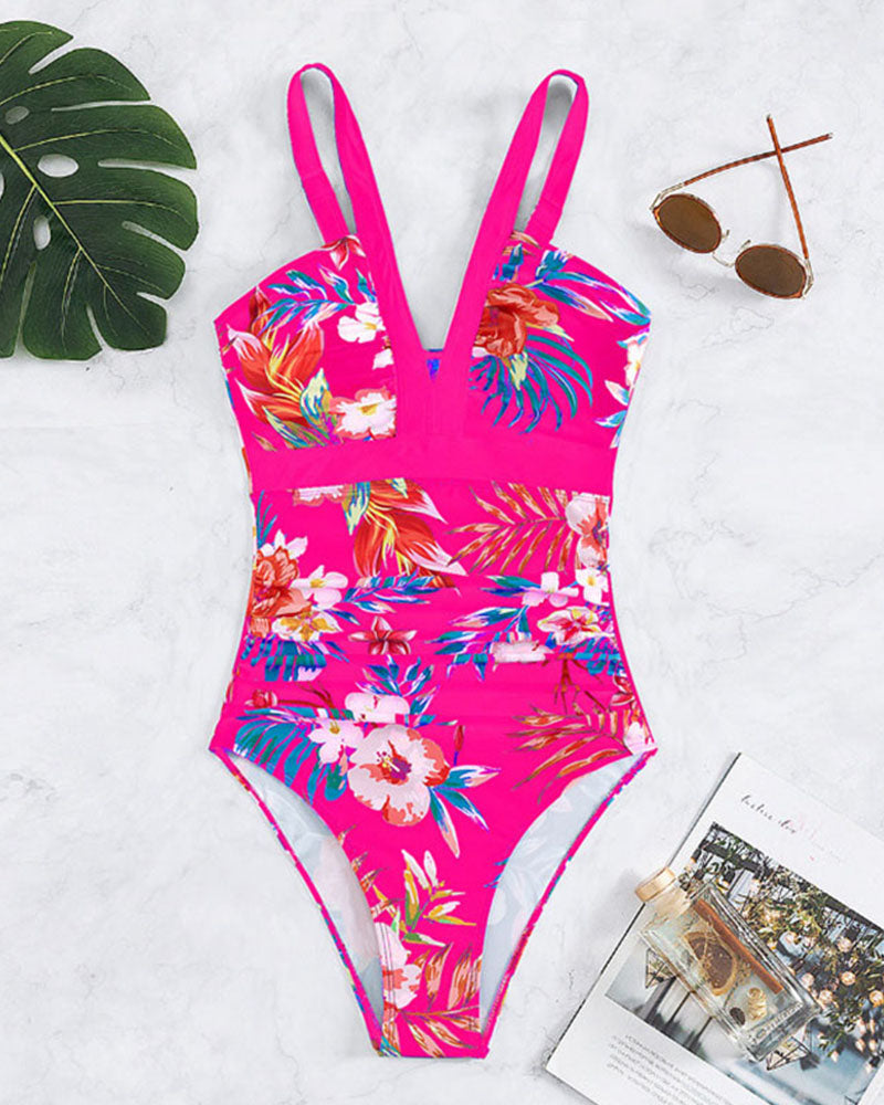 Noeline - Chic Floral One-Piece