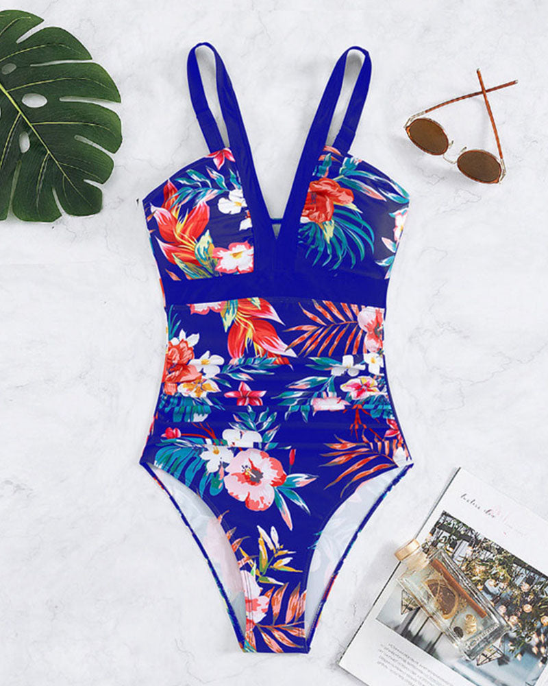 Noeline - Chic Floral One-Piece