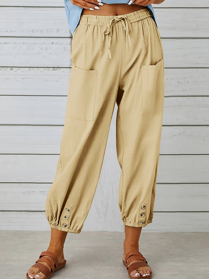 Kate - Wide Leg Capri Pants