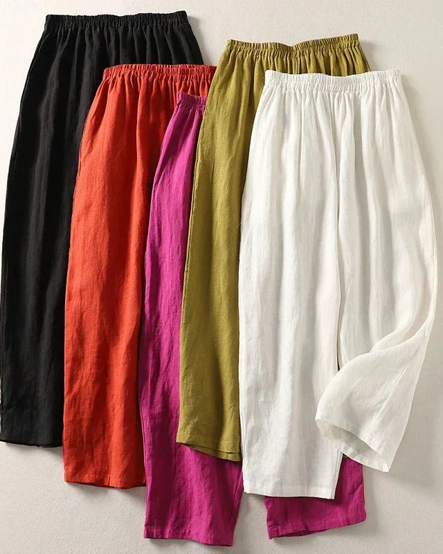 Amber - Pack of 5 Lightweight Linen Pants
