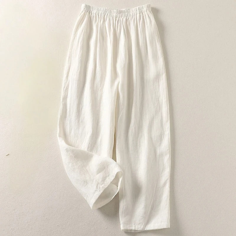 Lucy - Relaxed Elastic-Waist Trousers