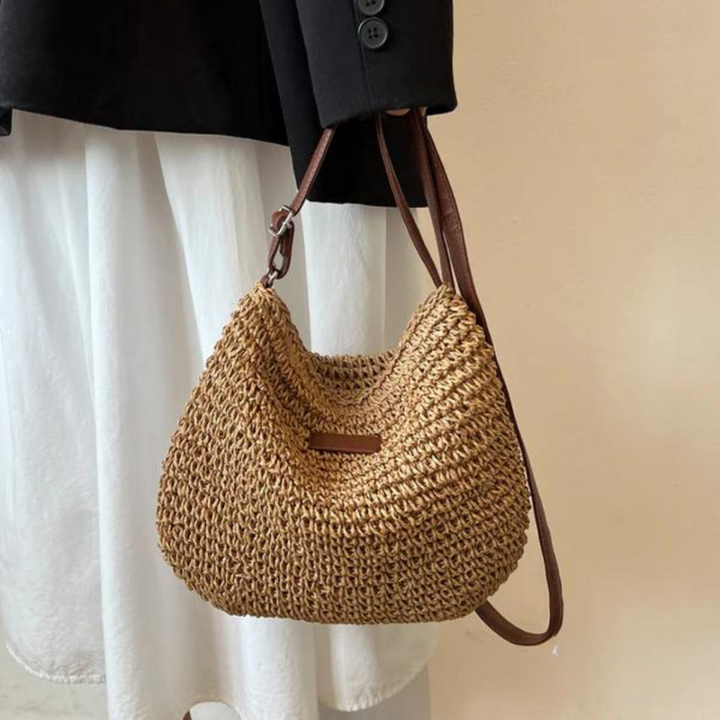 Sylvia - Classic Shoulder Bag in Braided Style
