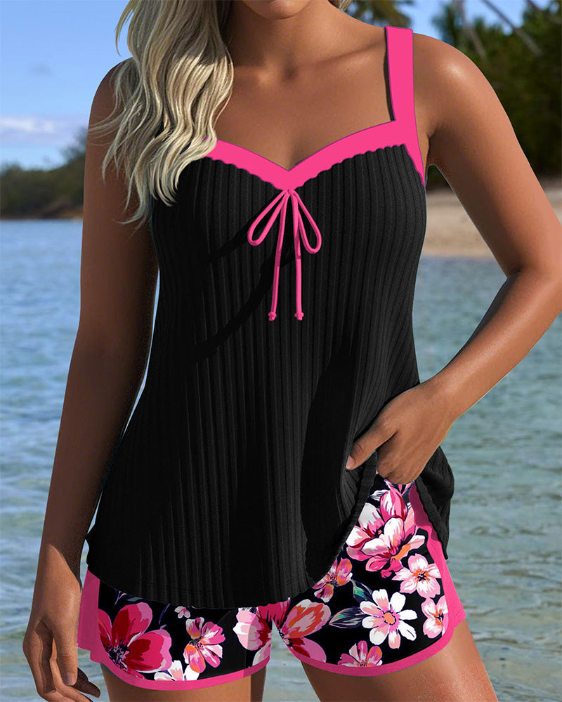 Jennifer – Printed Tankini Set