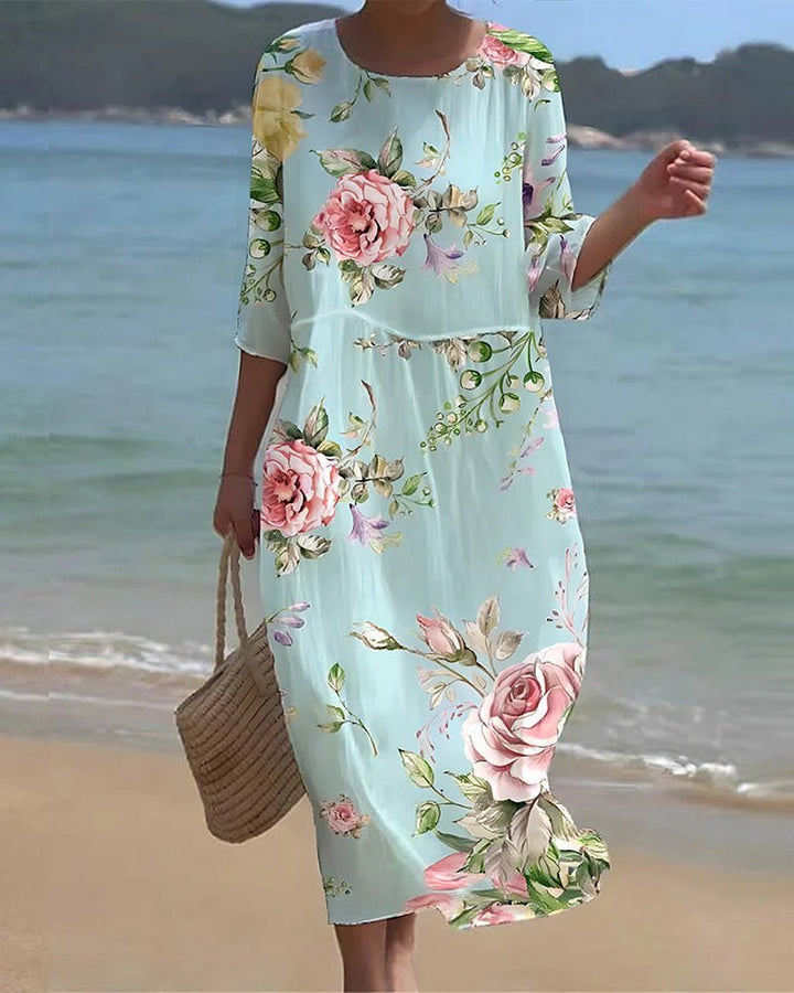 Kirra - Floral Print Midi Dress