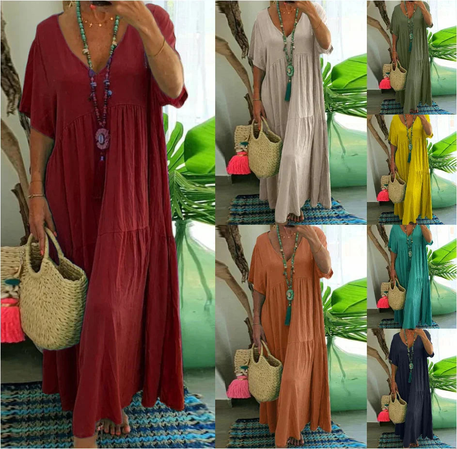 Elena – Flowing Maxi Dress