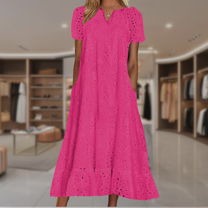 Sarah – Classic Broderie Dress
