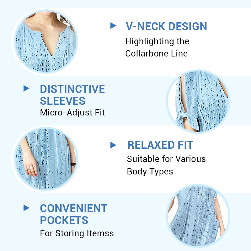 Emily – Elegant V-Neck Dress