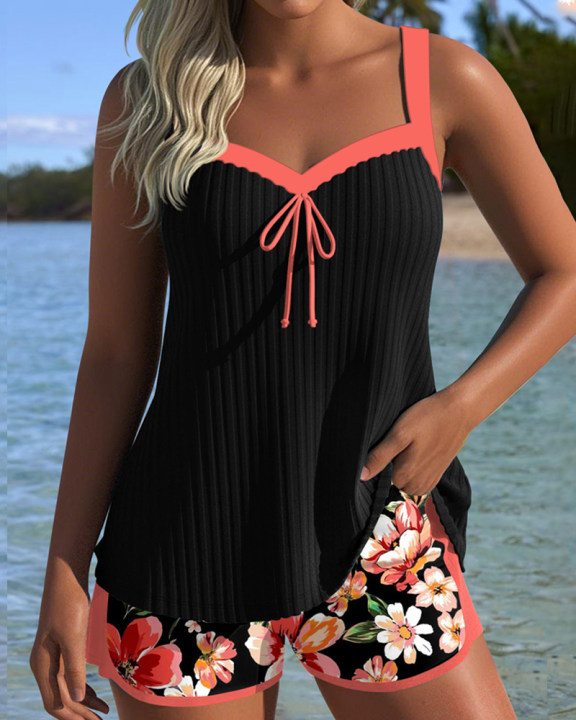 Eleanor – Printed Tankini Set