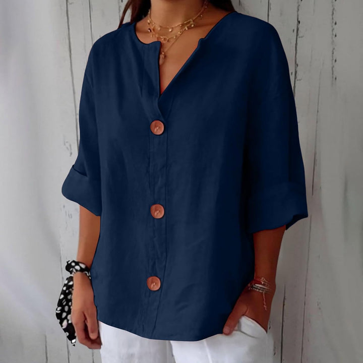 Clarice - Lightweight Buttoned Blouse