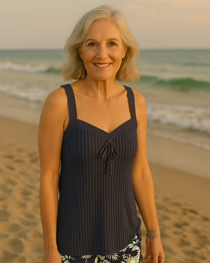 Denise - Striped Beach Set