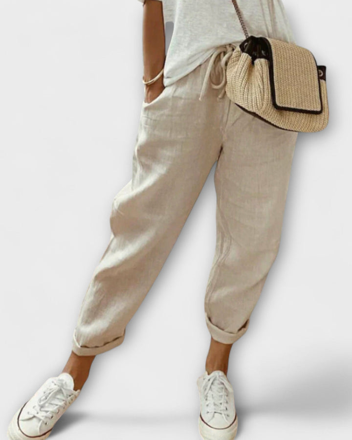 Rose - Stylish and relaxed linen trousers