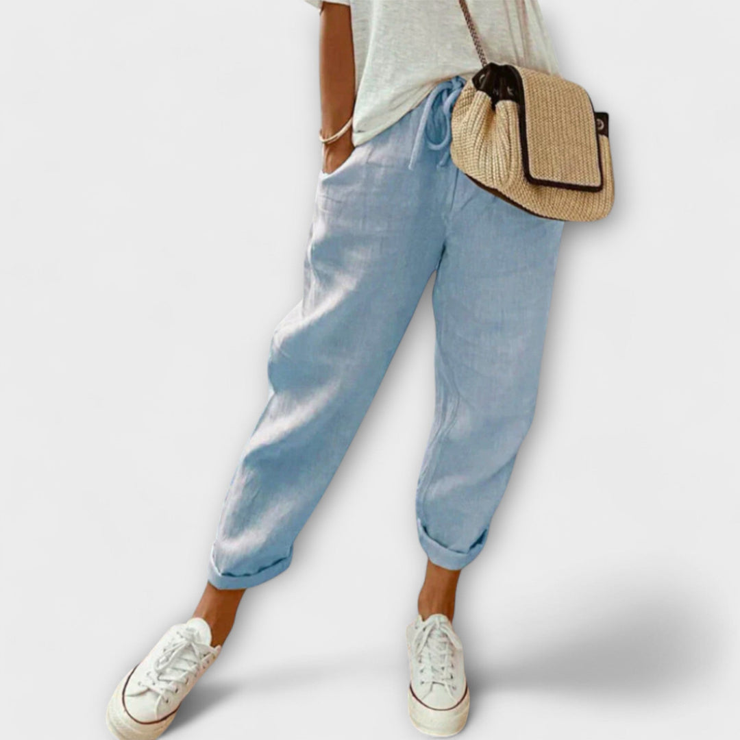 Rose - Stylish and relaxed linen trousers