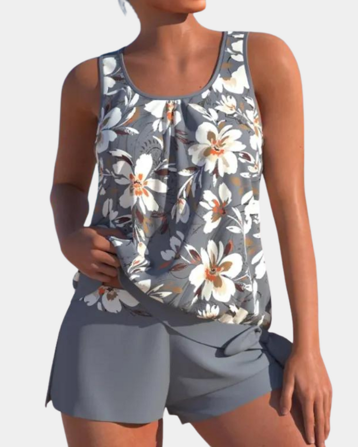 Winifred - Floral Tankini Set