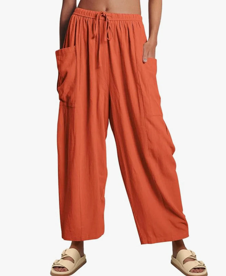 Grace - Dawn Wide-Leg Pocket Trousers