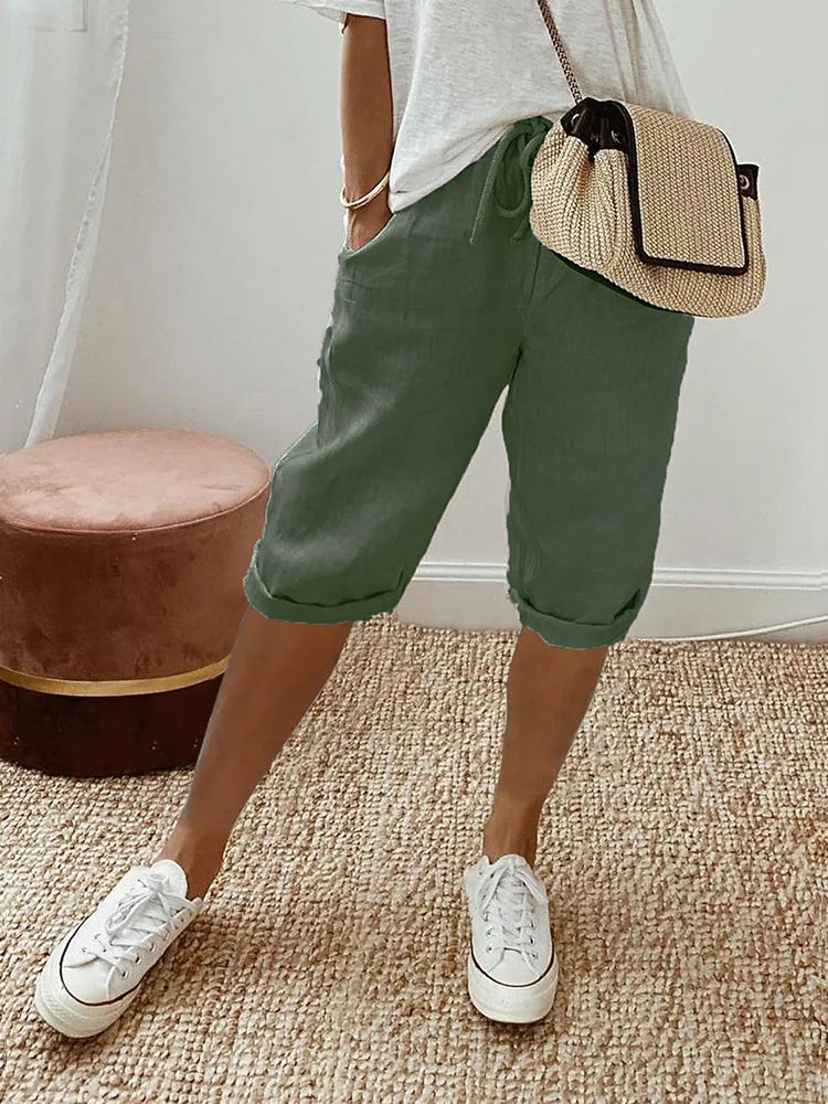 Georgia - Light Linen Shorts