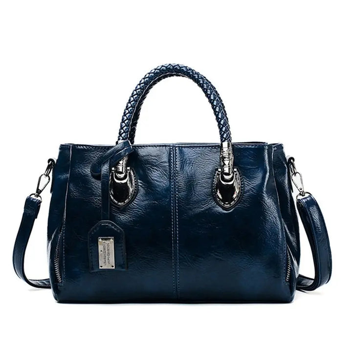 Frances - Elegant handbag with braided handle