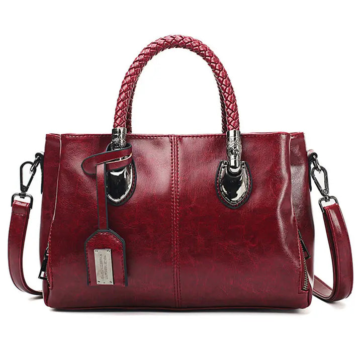 Frances - Elegant handbag with braided handle