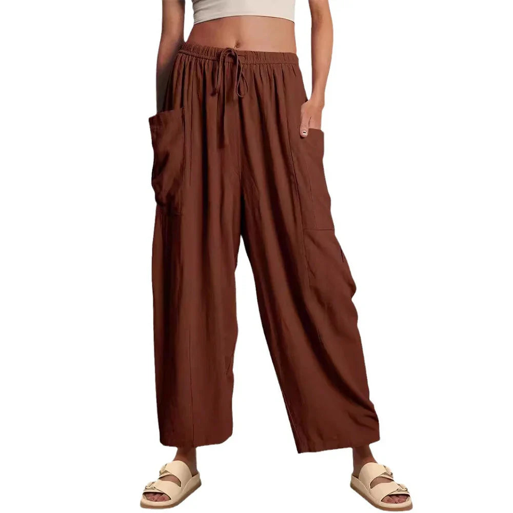 Grace - Dawn Wide-Leg Pocket Trousers