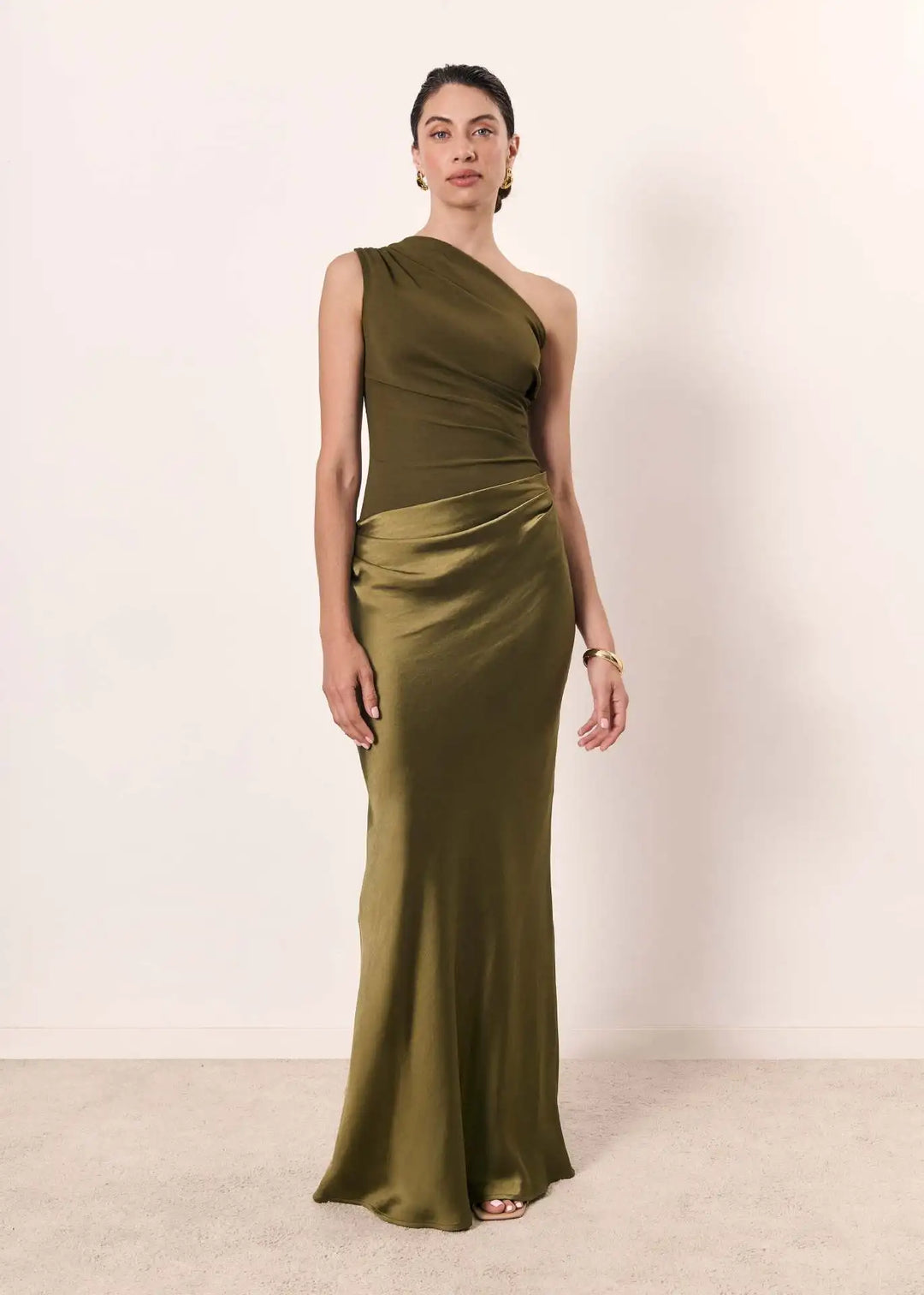 Georgia – One-Shoulder Maxi Dress