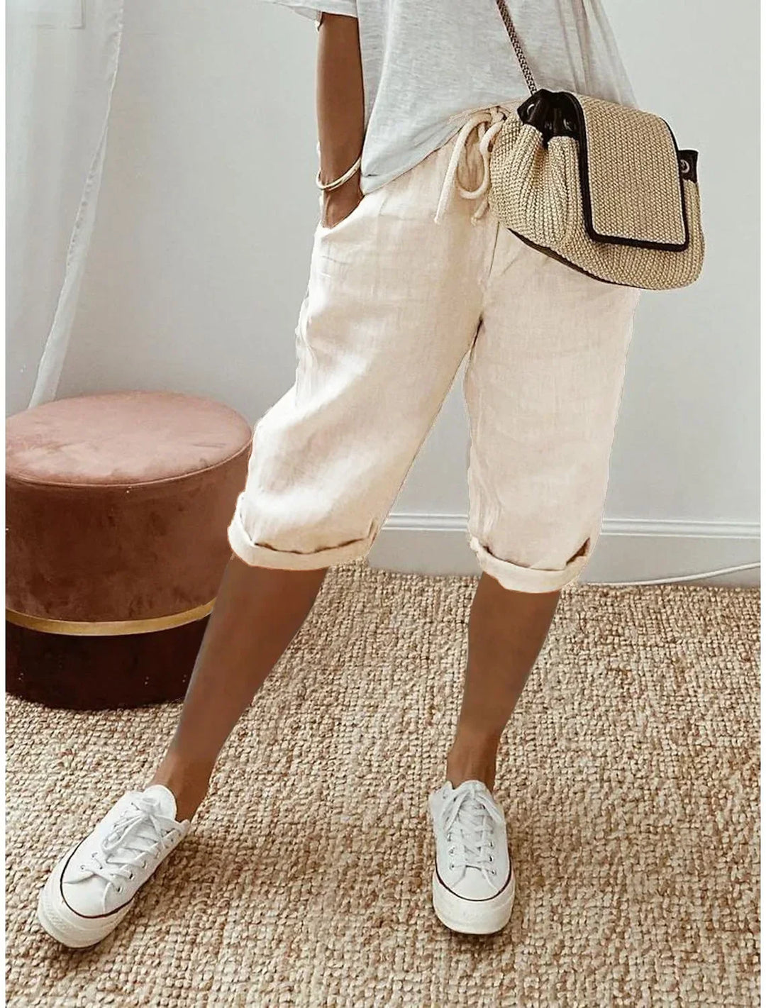 Georgia – Light Linen Shorts
