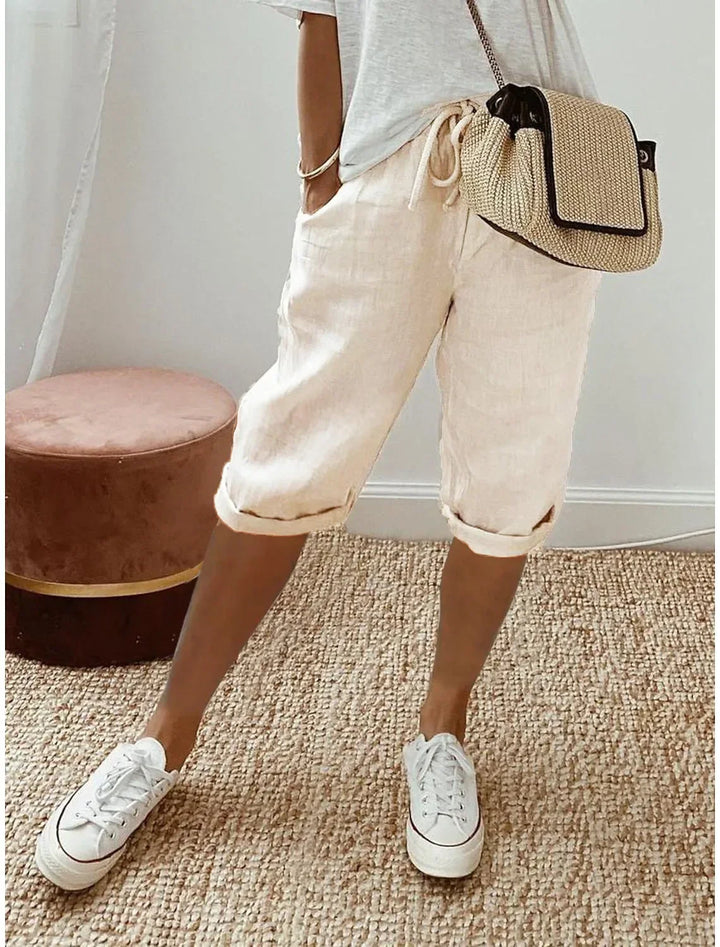 Georgia – Light Linen Shorts
