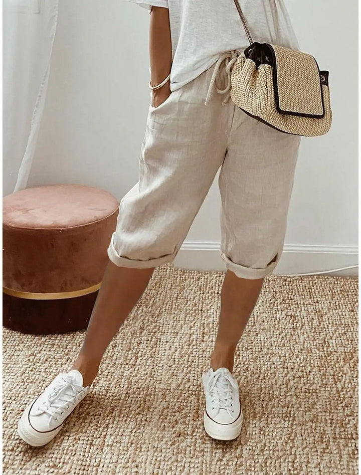 Georgia – Light Linen Shorts