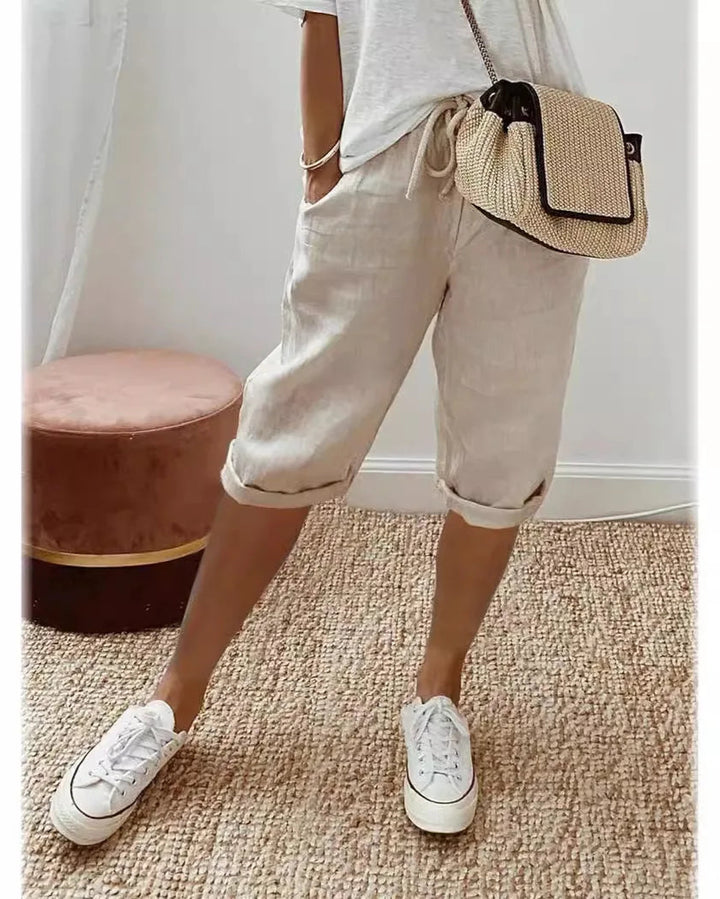 Georgia – Light Linen Shorts