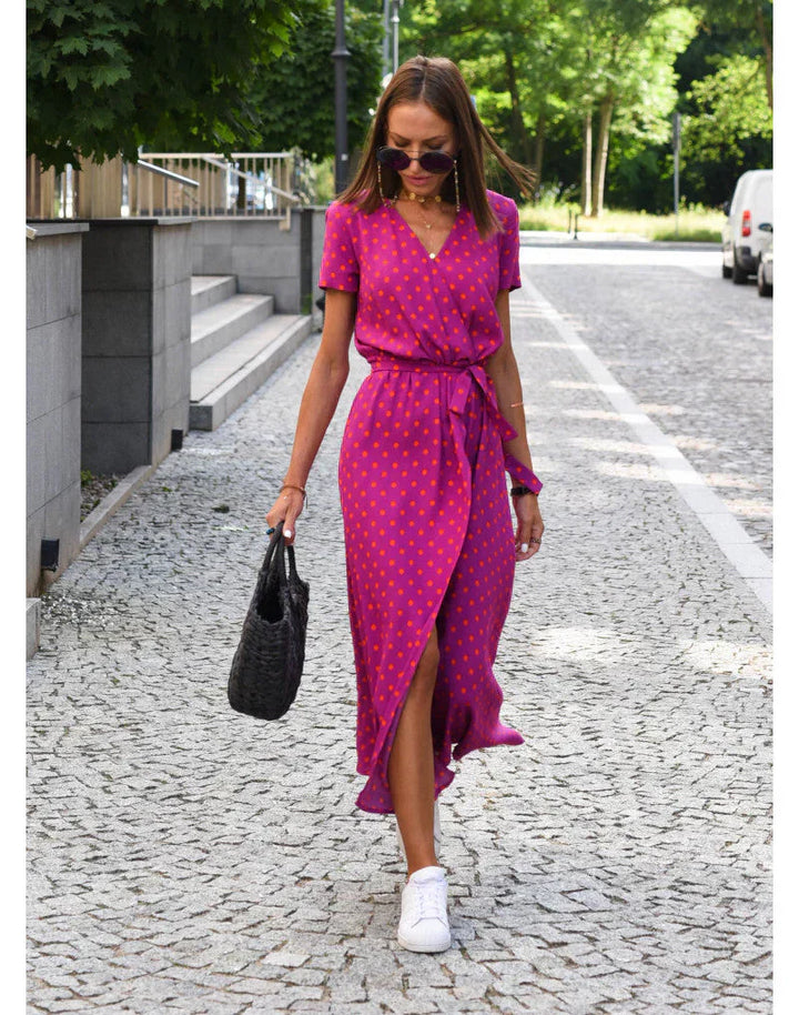 Olivia – Wrap Midi Dress