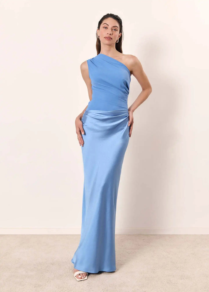 Georgia – One-Shoulder Maxi Dress