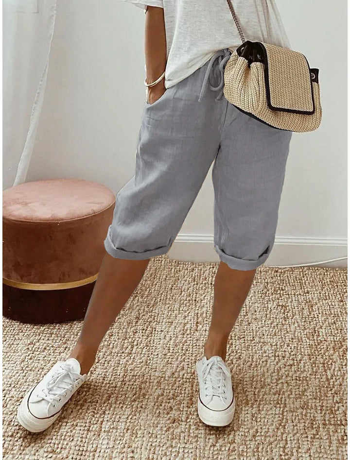 Georgia – Light Linen Shorts