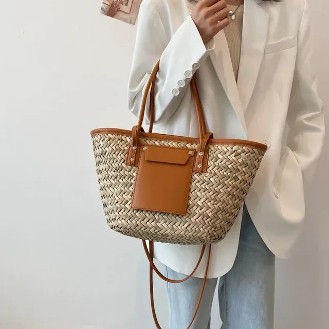 Vivienne - Elegant straw bag