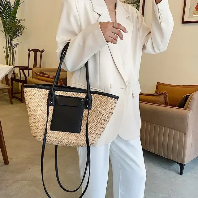 Vivienne - Elegant straw bag