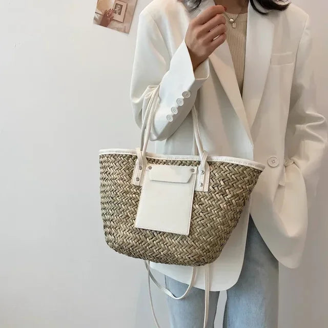 Vivienne - Elegant straw bag