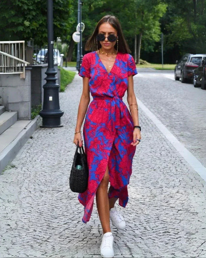 Olivia – Wrap Midi Dress