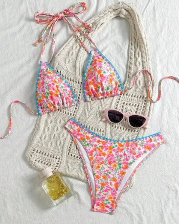 Dorothy - Vibrant Lace Neck-Tie Bikini