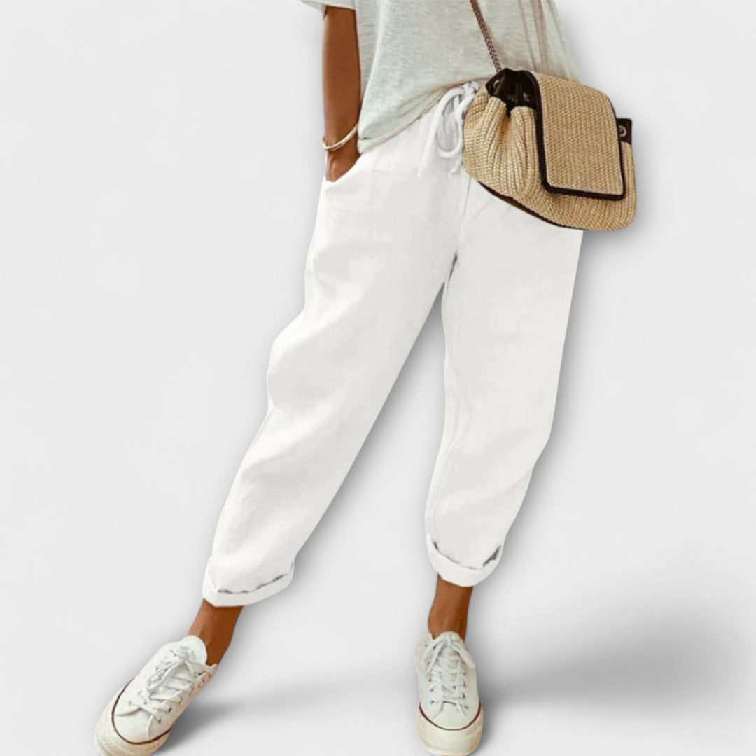 Rose - Stylish and relaxed linen trousers