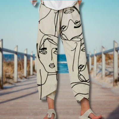 Madeleine - Artistic Print Trousers