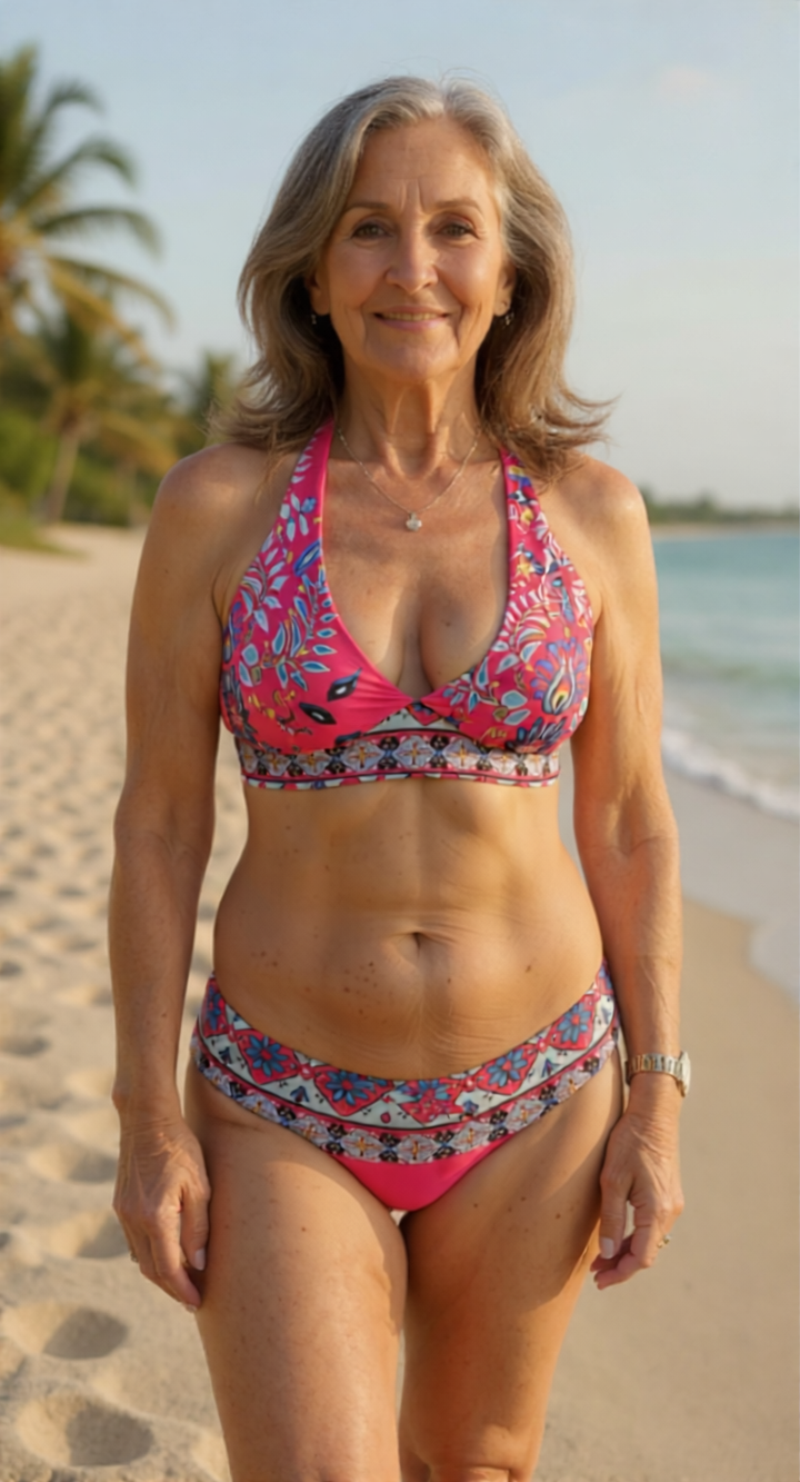 Catherine - Boho-Chic Halter Bikini