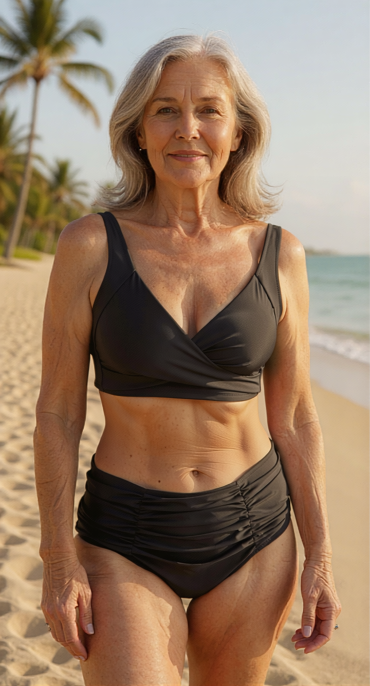 Suzanne - Ruched Fabric Bikini