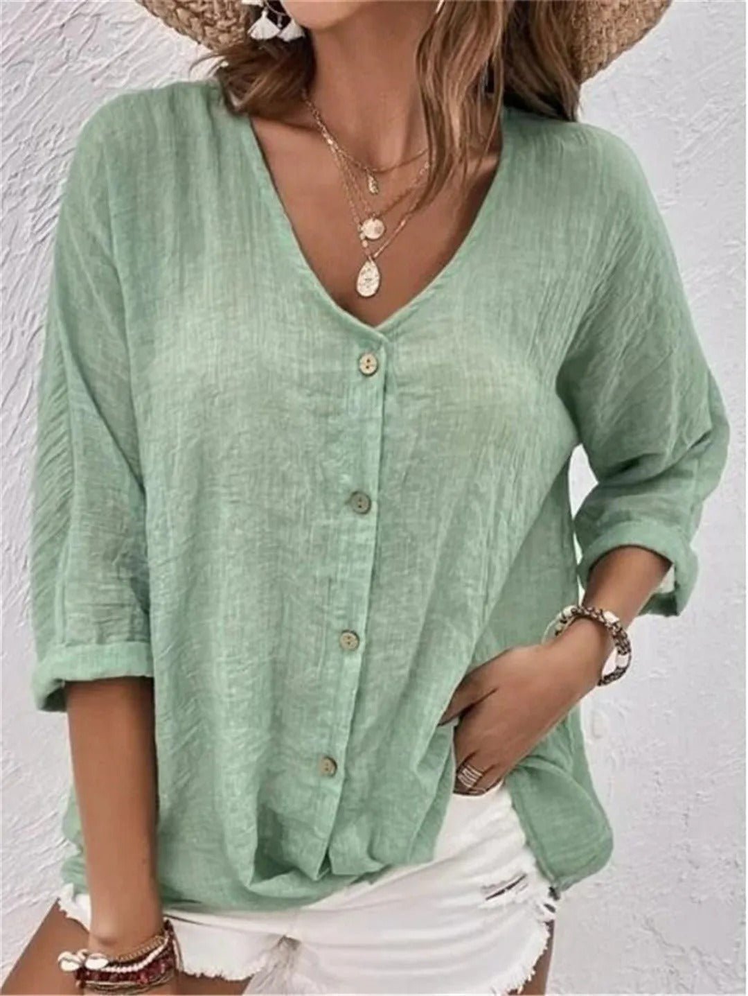 Coralyn - Coastal Breeze Blouse