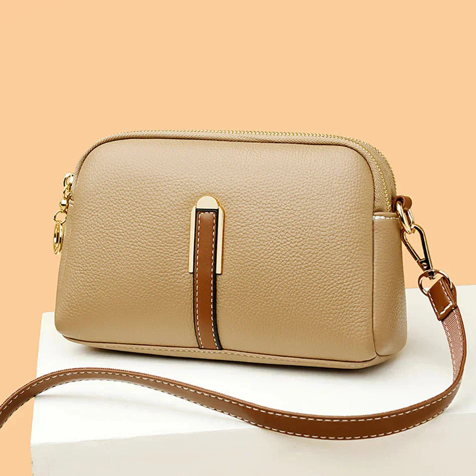 Charlotte - Compact Soft Leather Shoulder Bag