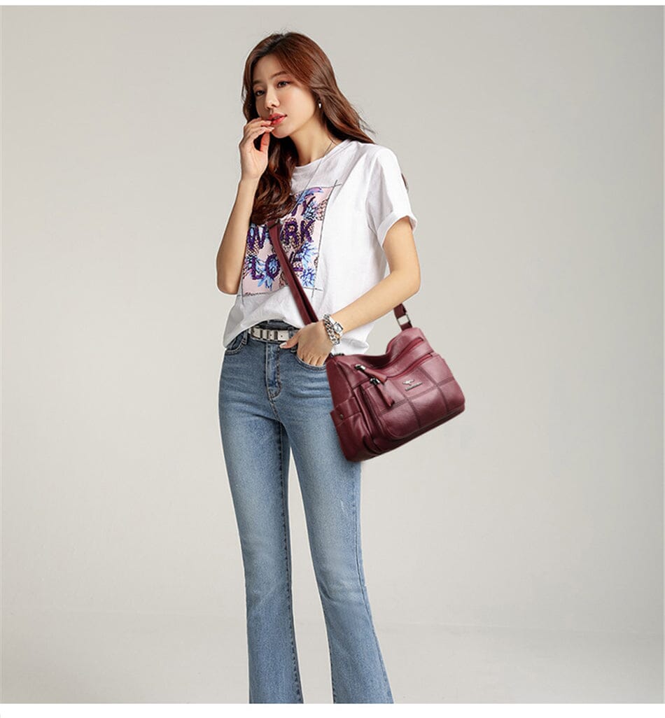 Ella - Designer Multi-Layer Crossbody Bag