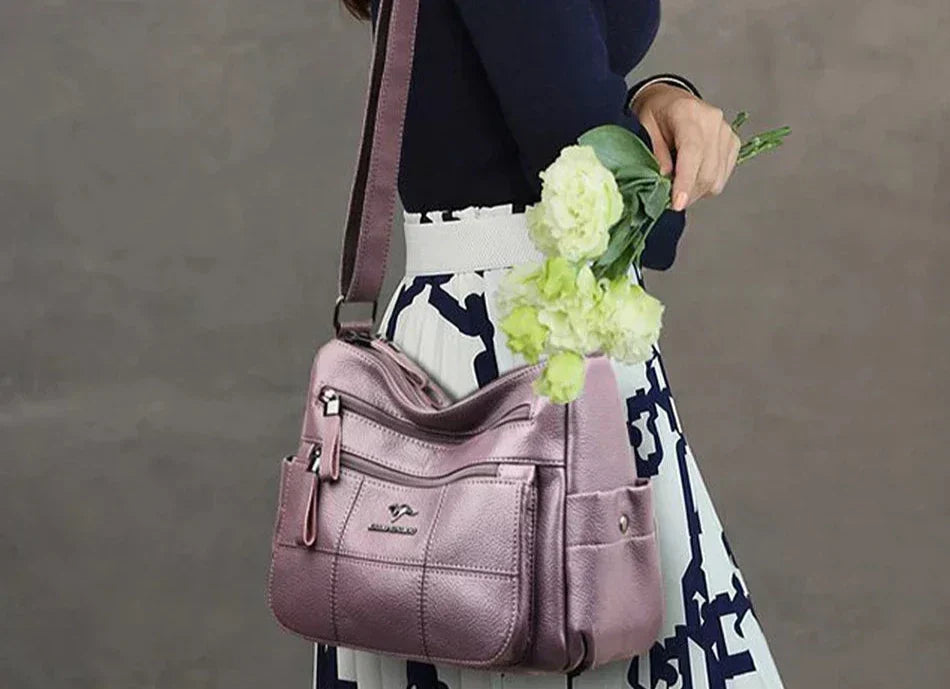 Ella - Designer Multi-Layer Crossbody Bag