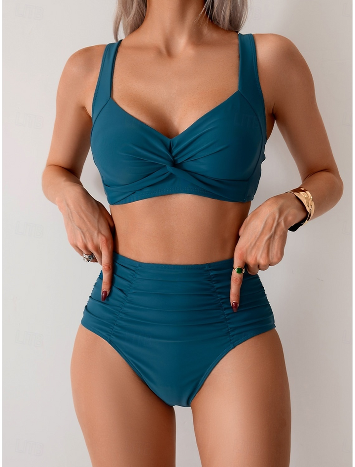 Leonora - Ruched Fabric Bikini