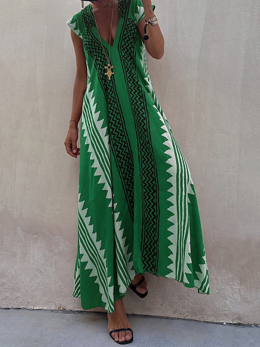 Eloise - V-Neck Sleeveless Dress