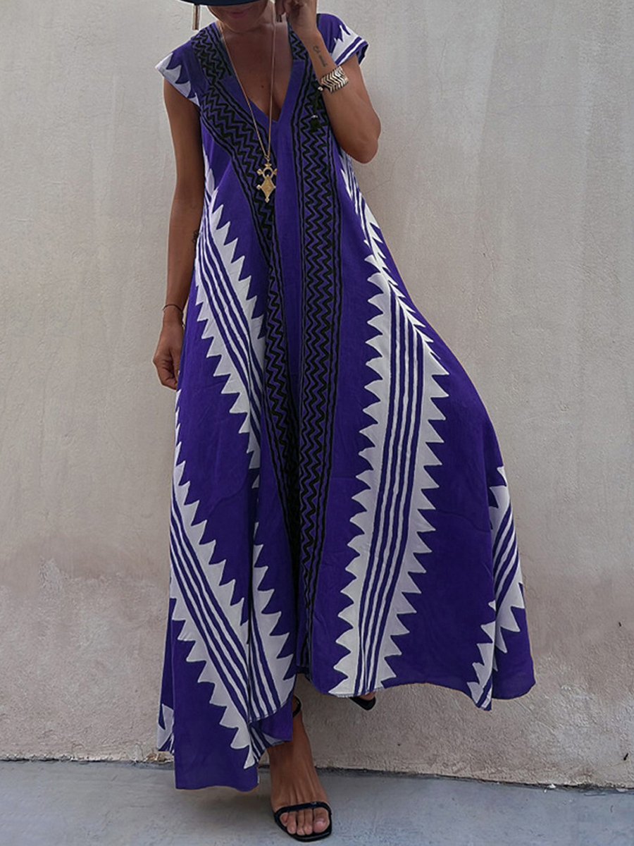 Eloise - V-Neck Sleeveless Dress